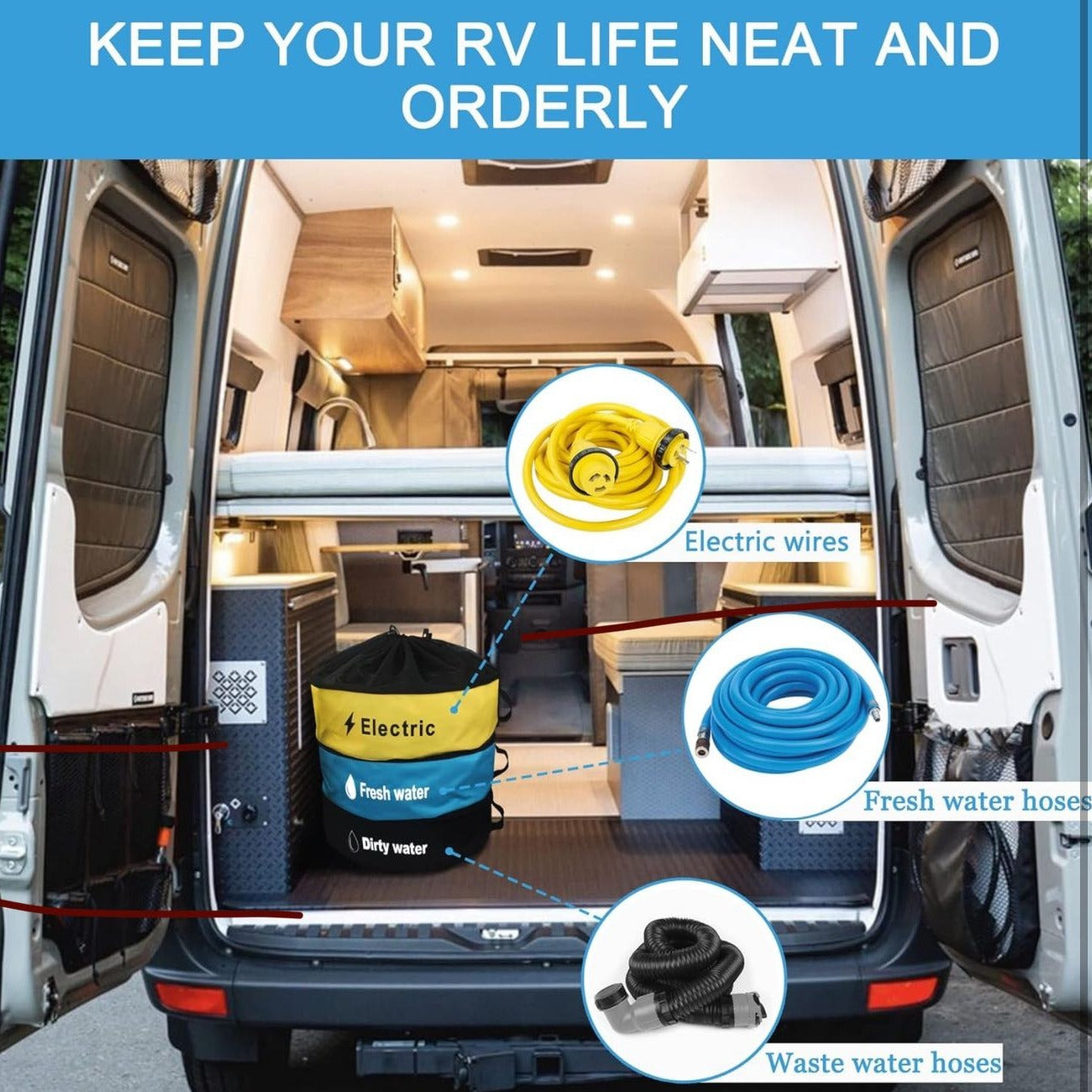RV Hose storage - lakescouleeoutdoors