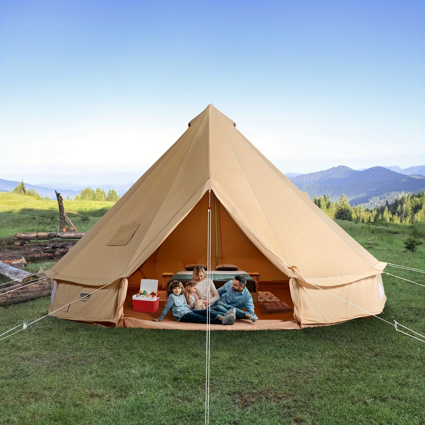 4 Seasons Bell Tent 16 ft - lakescouleeoutdoors