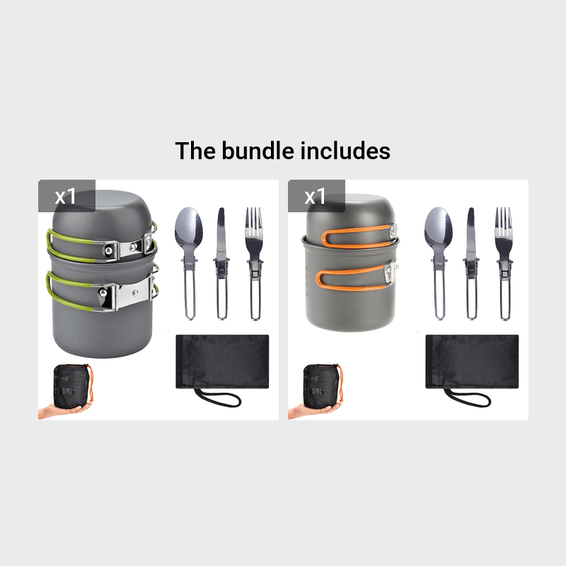 1pc Camping Cookware Kit