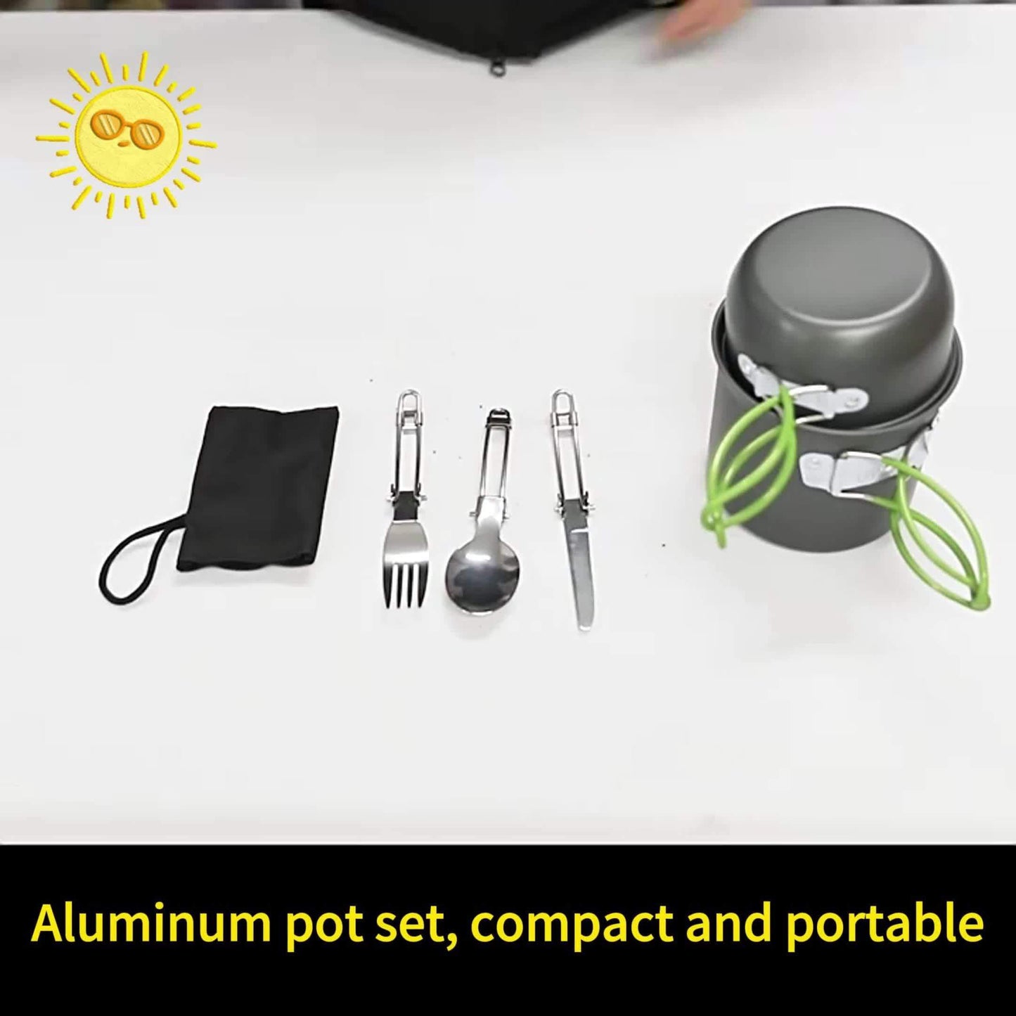1pc Camping Cookware Kit