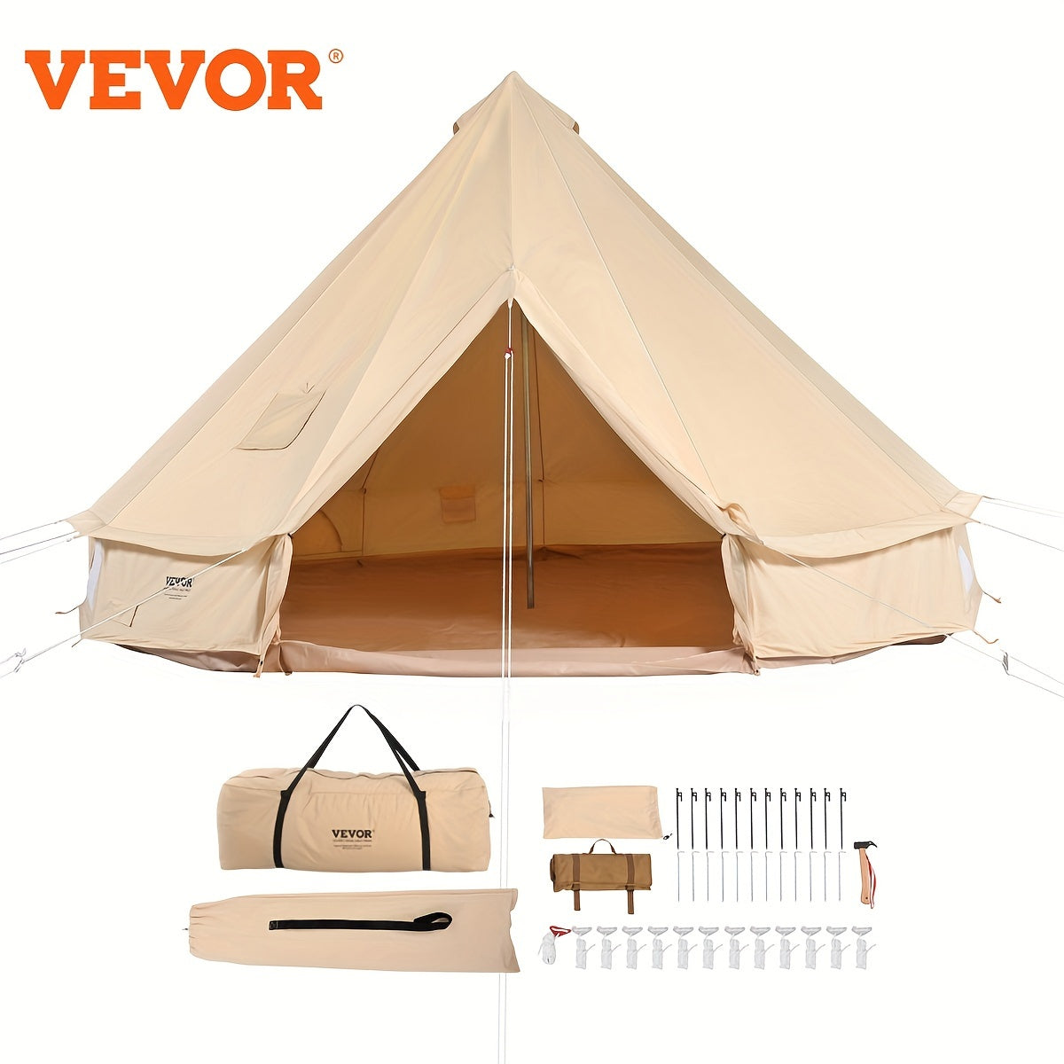 4 Seasons Bell Tent 16 ft - lakescouleeoutdoors