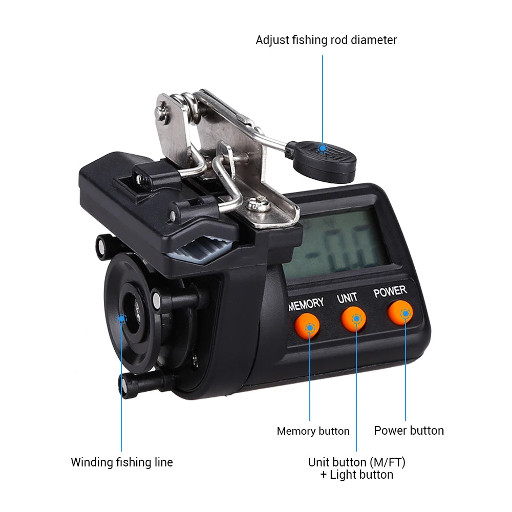 Digital Fishing Line Counter - lakescouleeoutdoors