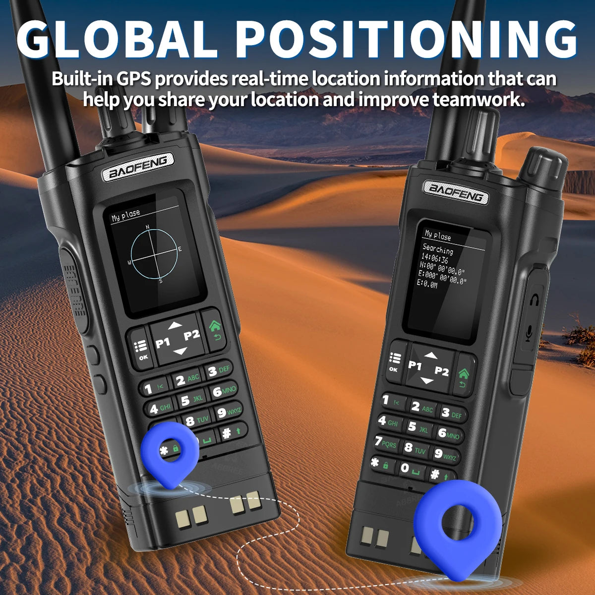 Baofeng UV-32 GPS Two Way Radio