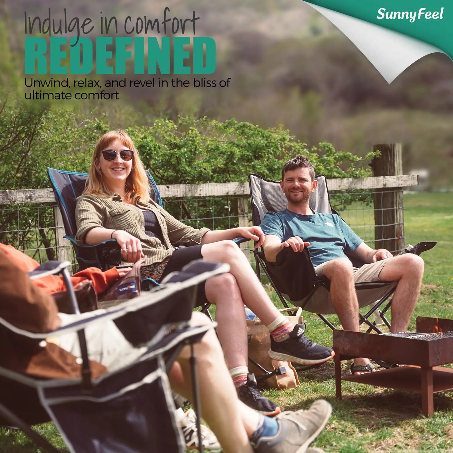 Oversized Heated Folding Rocking Chair