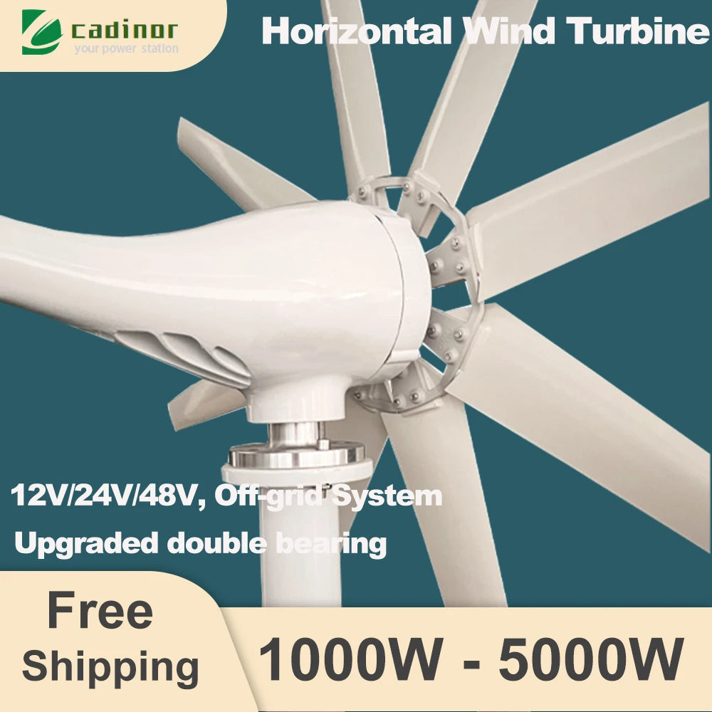 Small horizontal axis wind turbine 1KW-3KW