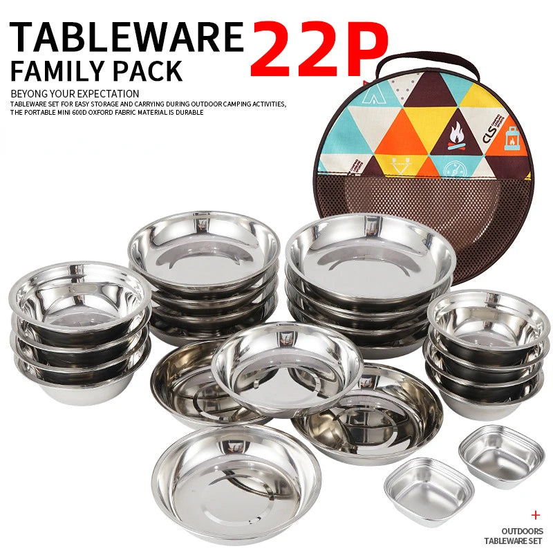 Portable 4 Place Dining Set - lakescouleeoutdoors