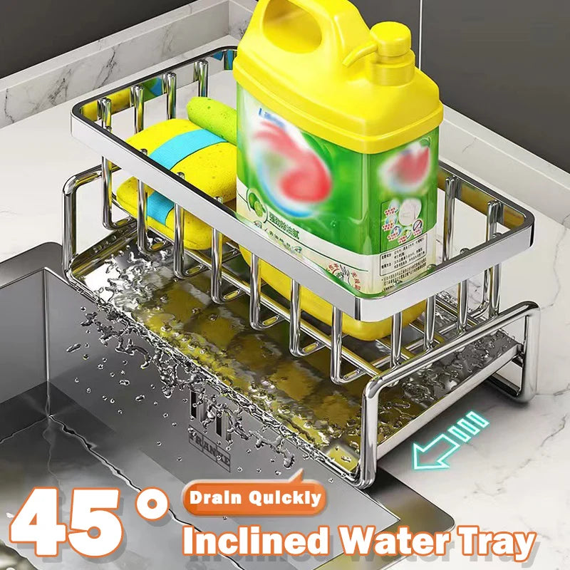 Sink Cleaning Tools Storage Rack - lakescouleeoutdoors