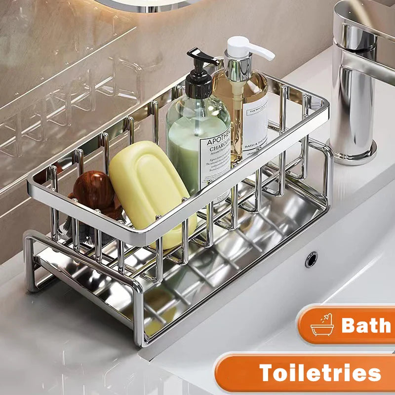 Sink Cleaning Tools Storage Rack - lakescouleeoutdoors