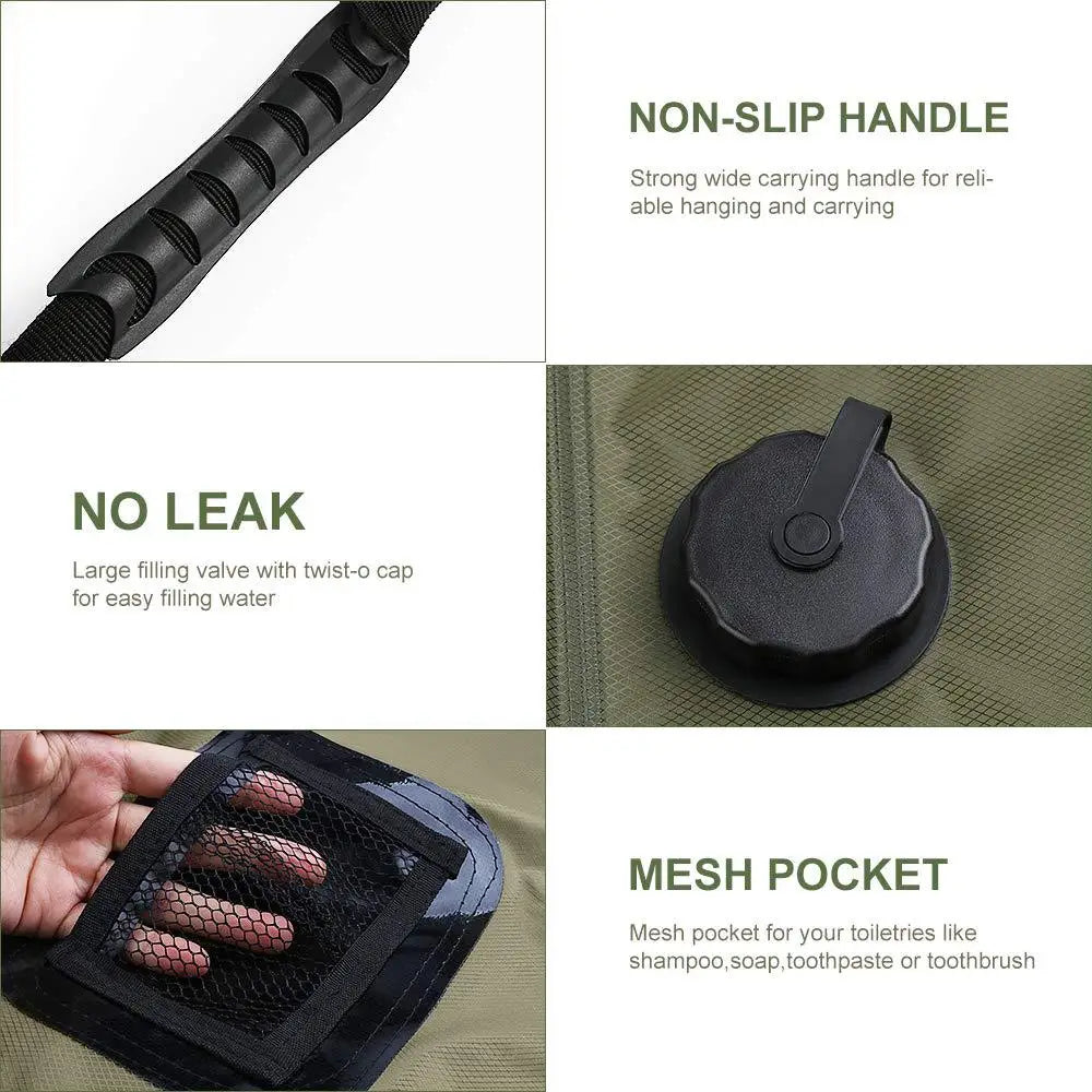 20L Solar Shower Bag - lakescouleeoutdoors