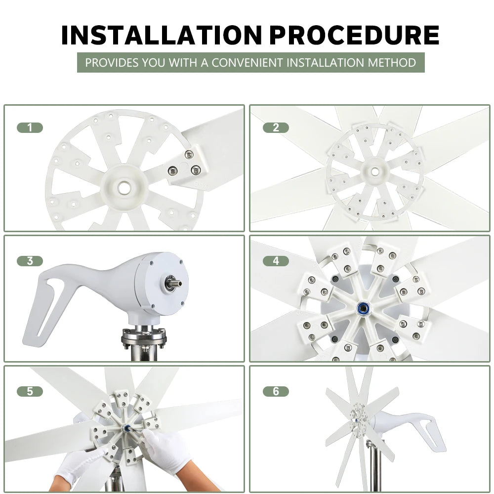 1000W Wind Turbine - lakescouleeoutdoors