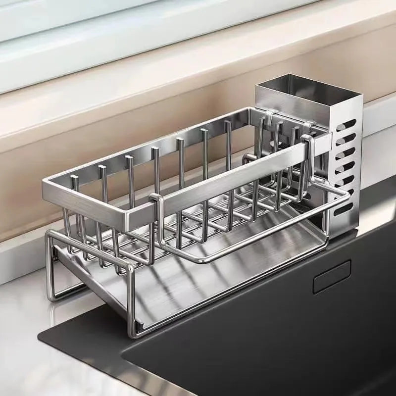 Sink Cleaning Tools Storage Rack - lakescouleeoutdoors