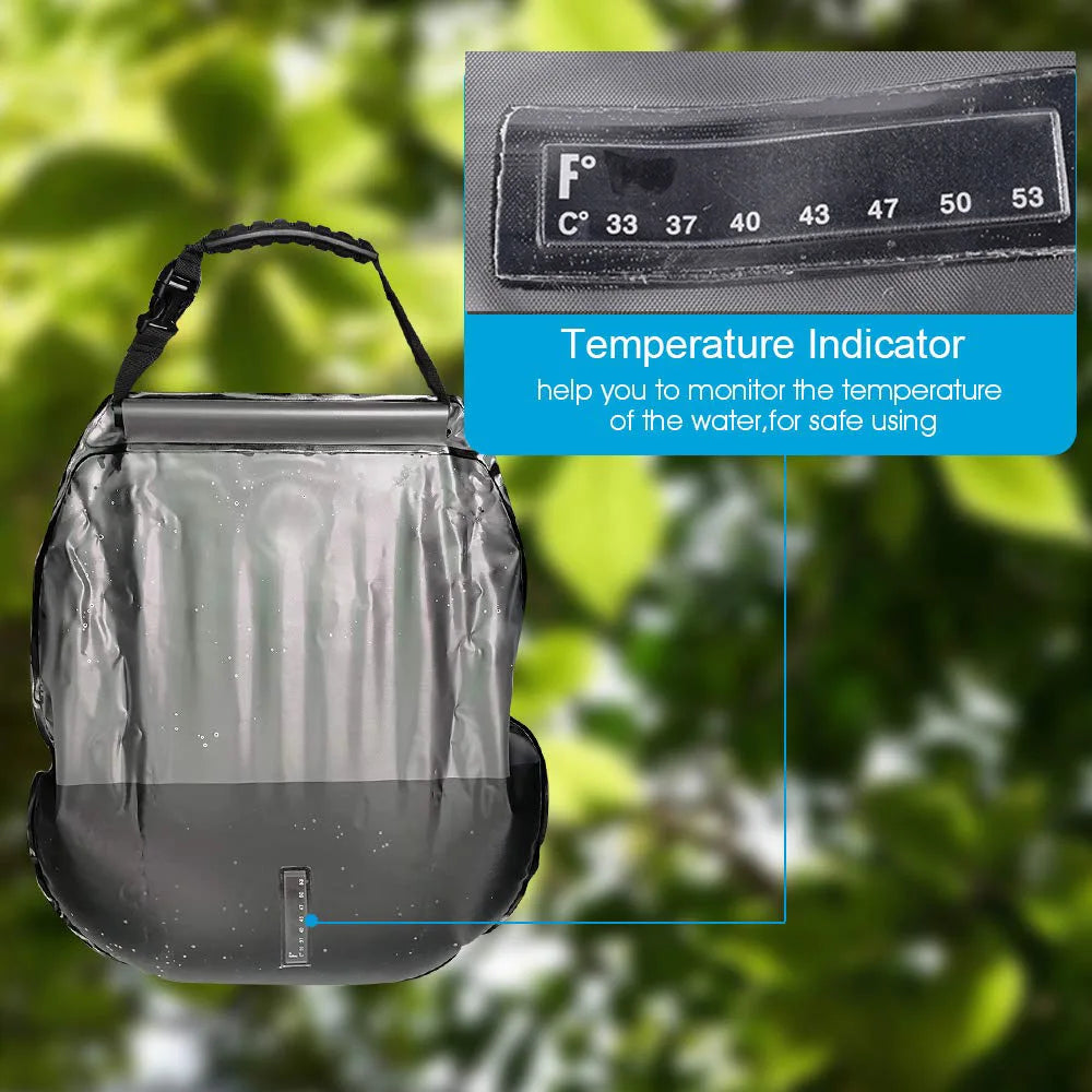 20L Solar Shower Bag - lakescouleeoutdoors
