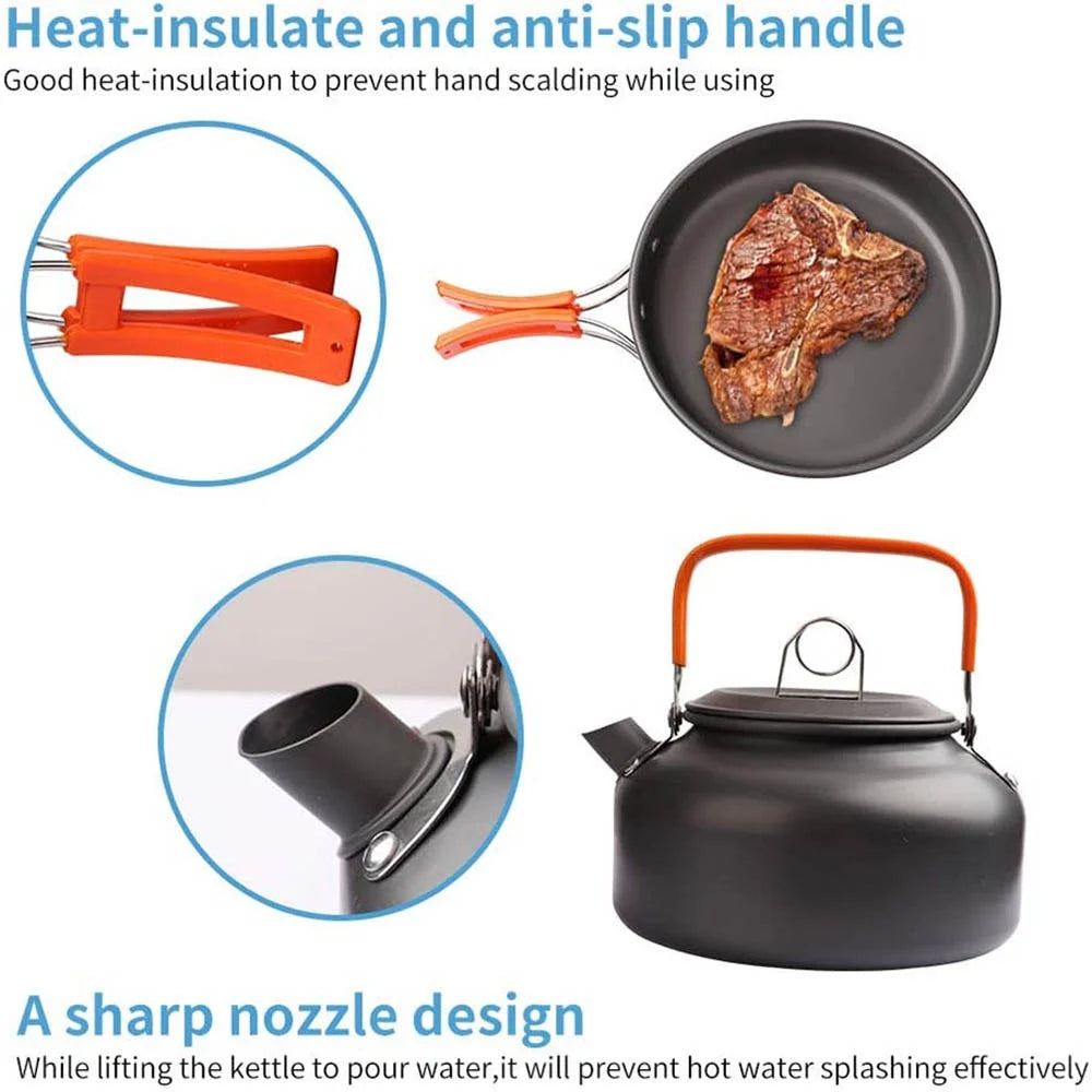 Camping Cooking set - lakescouleeoutdoors