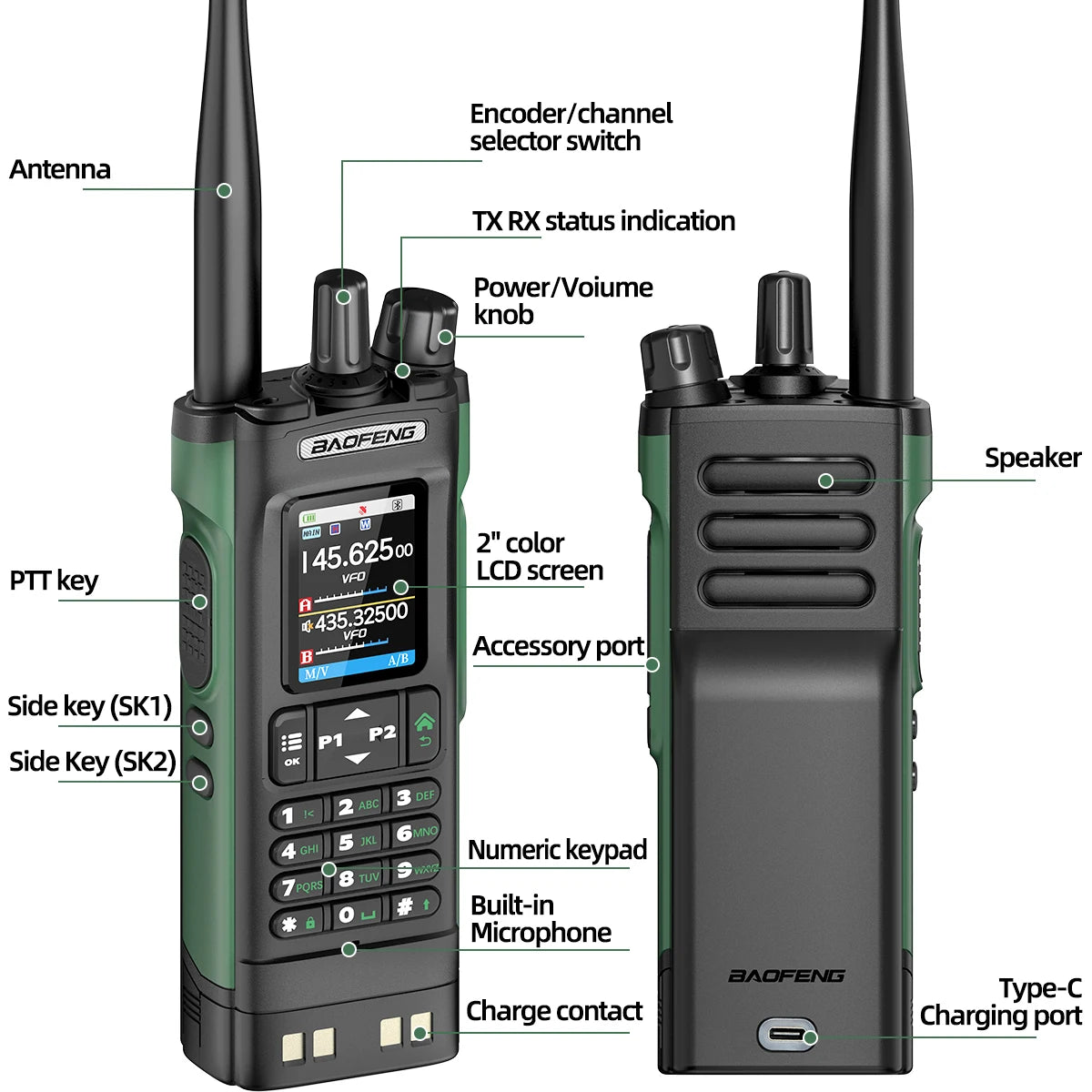 Baofeng UV-32 GPS Two Way Radio