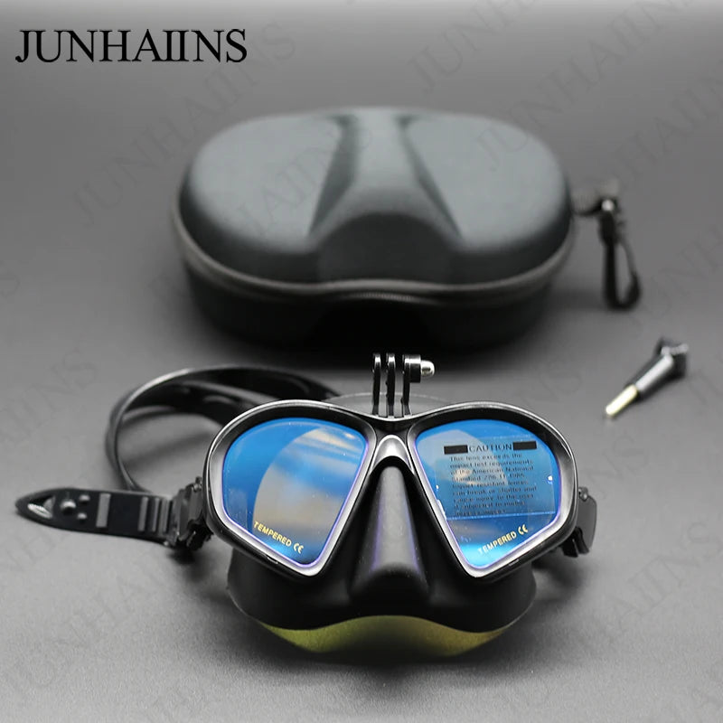 Wet Go-pro Mount Diving Mask - lakescouleeoutdoors