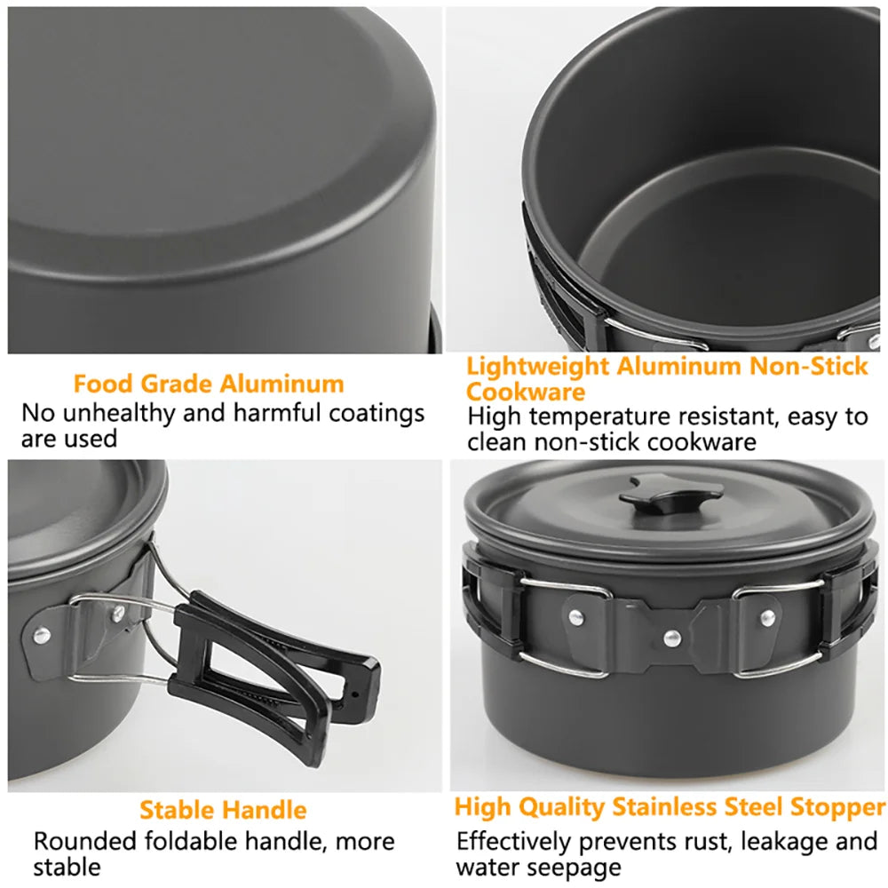 Camping Cooking set - lakescouleeoutdoors