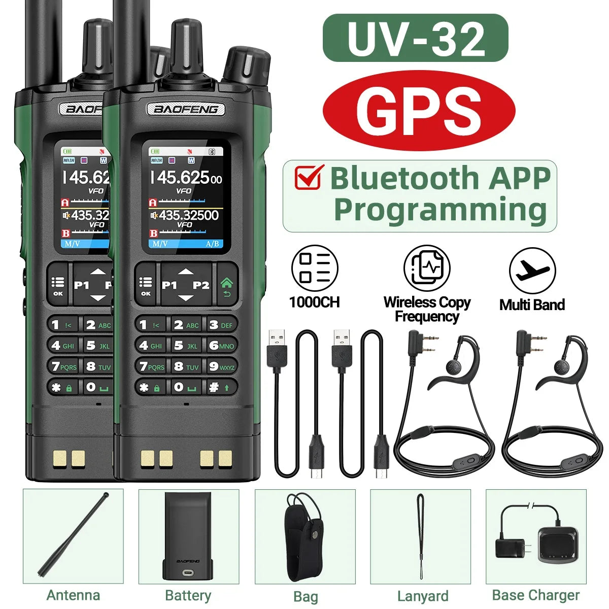 Baofeng UV-32 GPS Two Way Radio