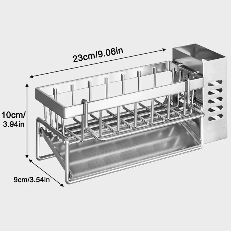 Sink Cleaning Tools Storage Rack - lakescouleeoutdoors