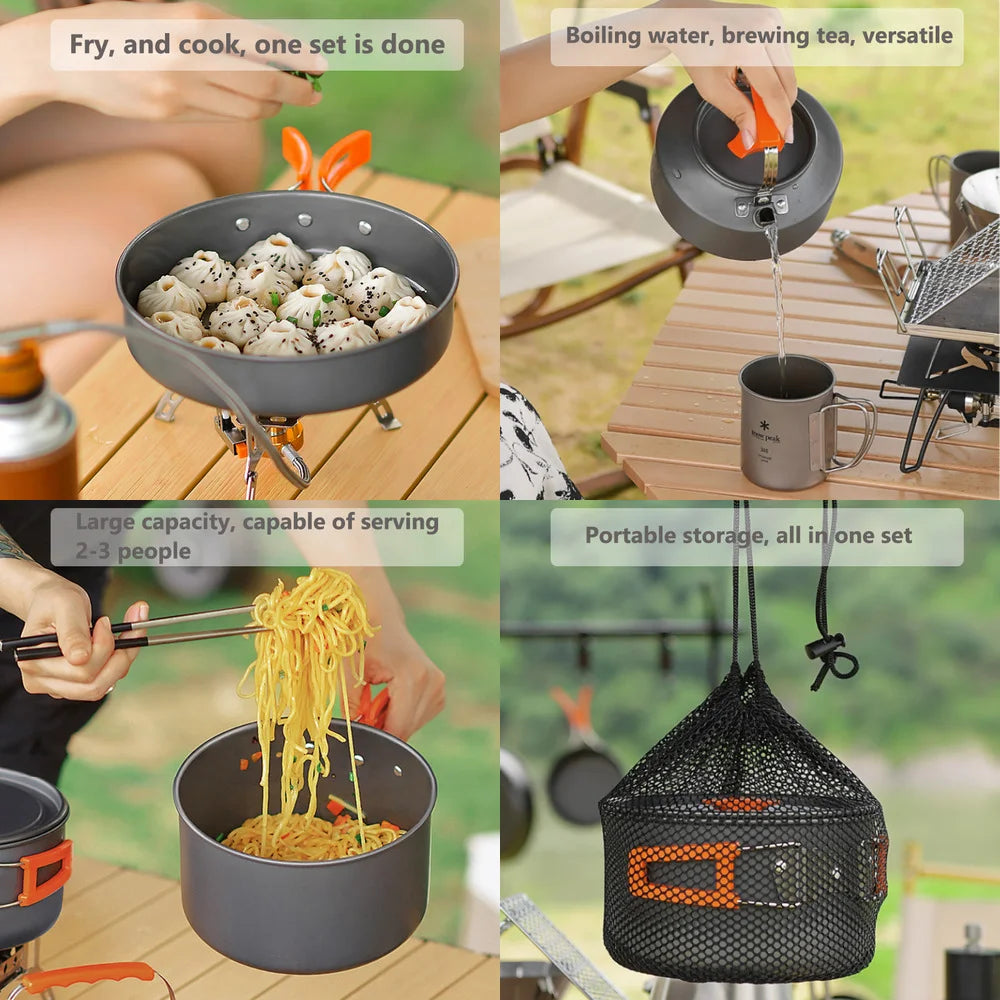 Camping Cooking set - lakescouleeoutdoors