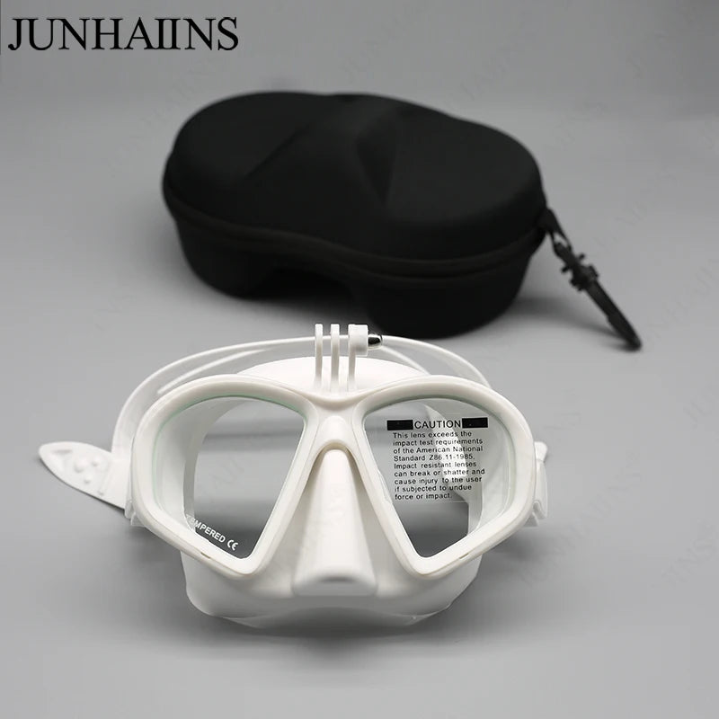 Wet Go-pro Mount Diving Mask - lakescouleeoutdoors