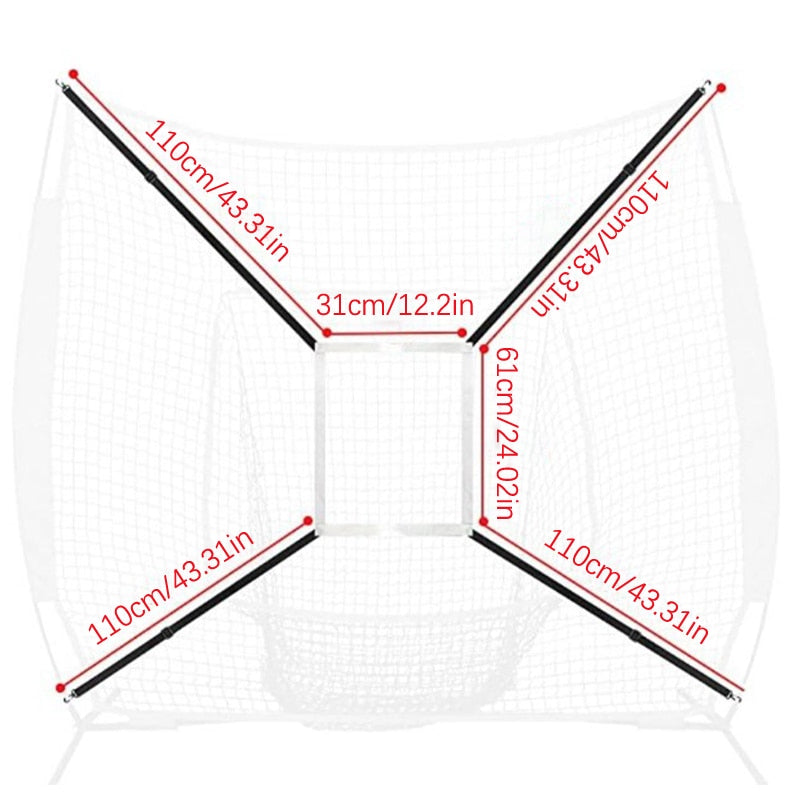 Baseball Practice Net Backstop - lakescouleeoutdoors