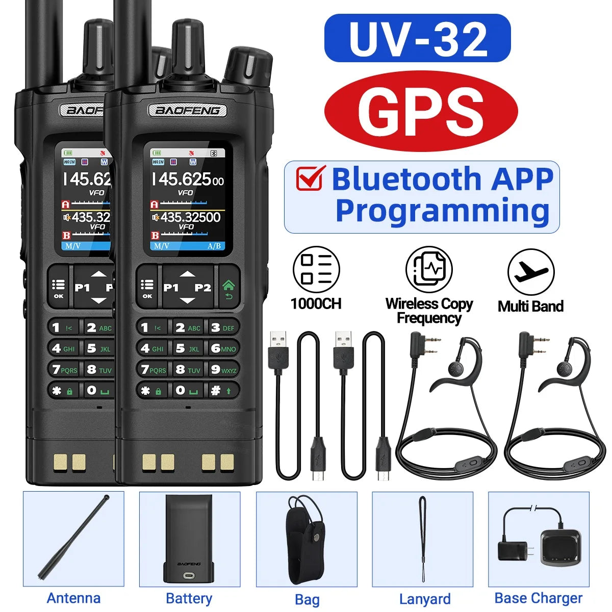 Baofeng UV-32 GPS Two Way Radio