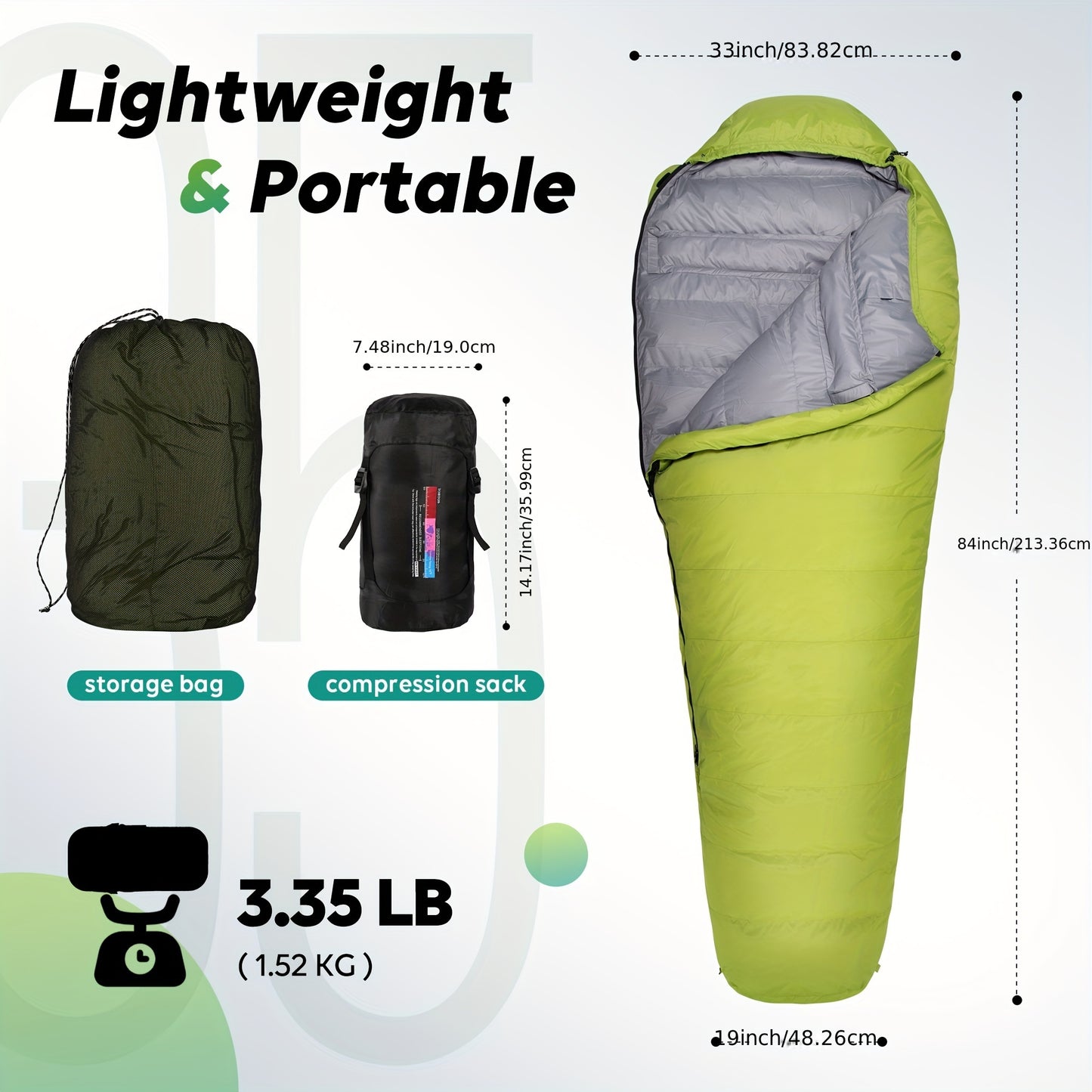 Mummy Sleeping Bag - lakescouleeoutdoors