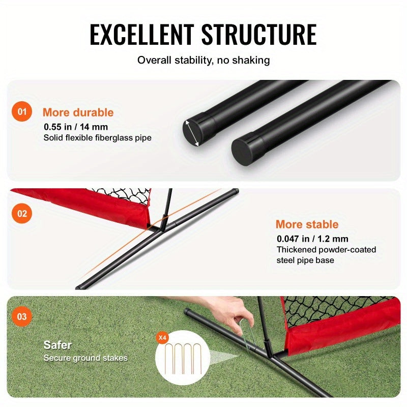 Barricade Backstop Net 7x7 ft - lakescouleeoutdoors