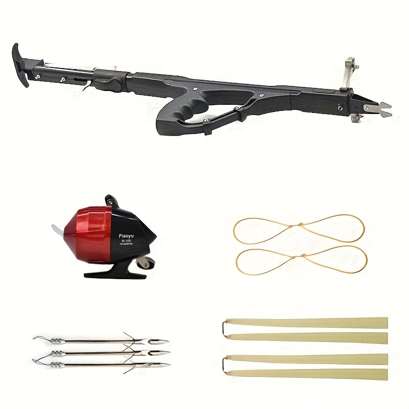 1 Set Fishing Slingshot, Telescopic Rod Slingshots for Adults, Multifunctional Slingshot with Rubber Band