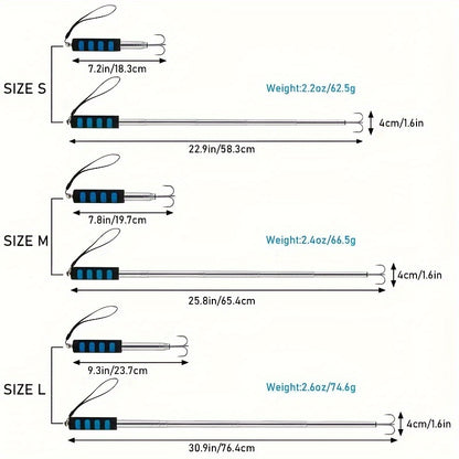 4-Segment Telescopic Fishing Gaff