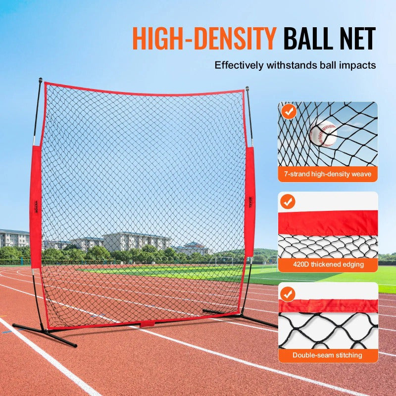 Barricade Backstop Net 7x7 ft