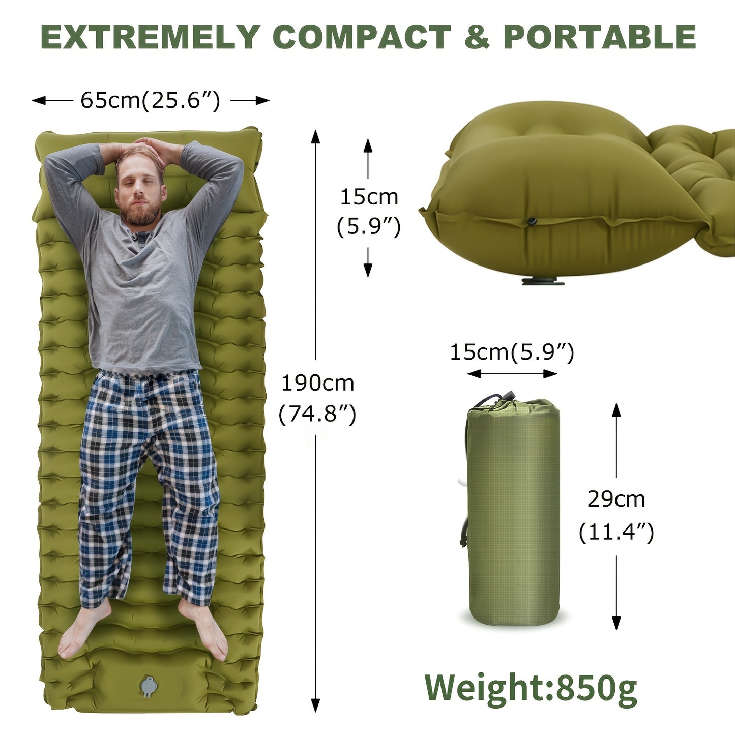 Ultralight Inflatable Sleeping Pad