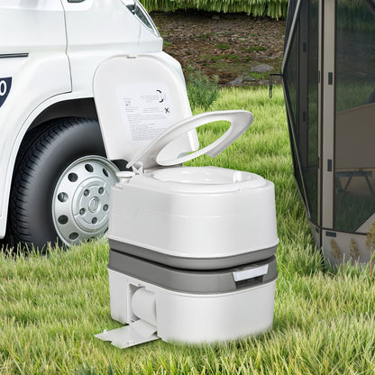 Portable 6.34 Gallon Camping Toilet