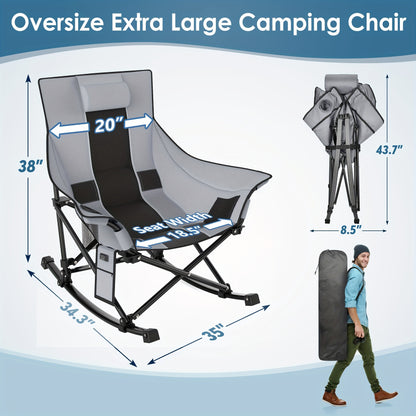 Extra Large Heated Rocking Chair