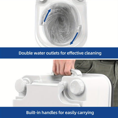 Portable 6.34 Gallon Camping Toilet