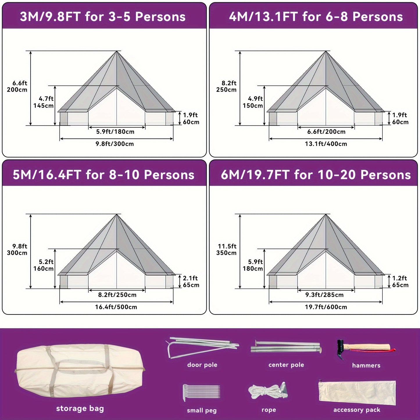 4 Seasons Bell Tent