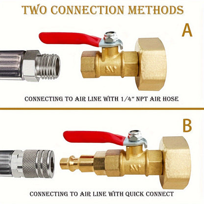 RV Winterize Blowout Adapter