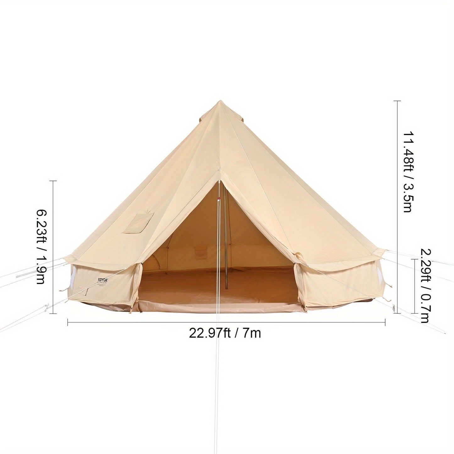 22 ft Canvas Bell Tent