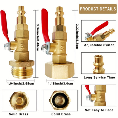 RV Winterize Blowout Adapter