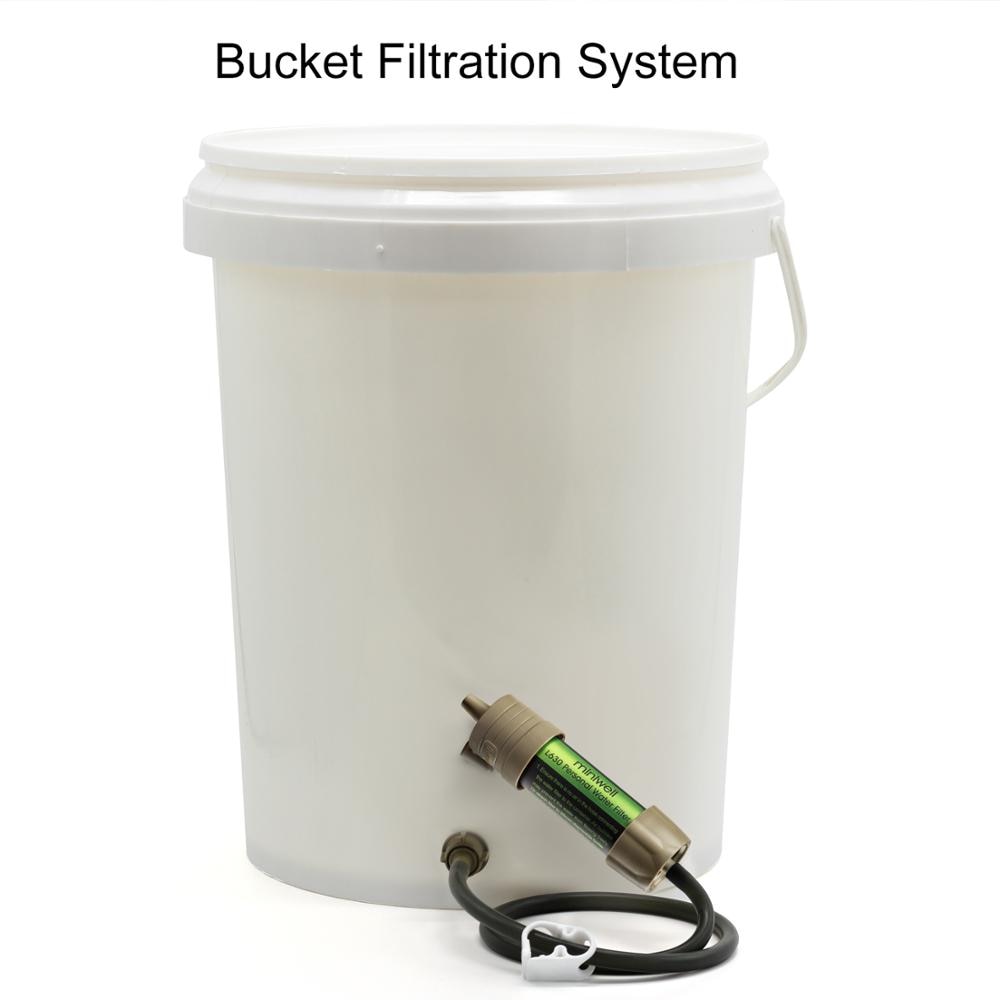 Camping Portable Water Filtration System with 2000 Liters Capacity - lakescouleeoutdoors