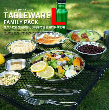 Portable 4 Place Dining Set