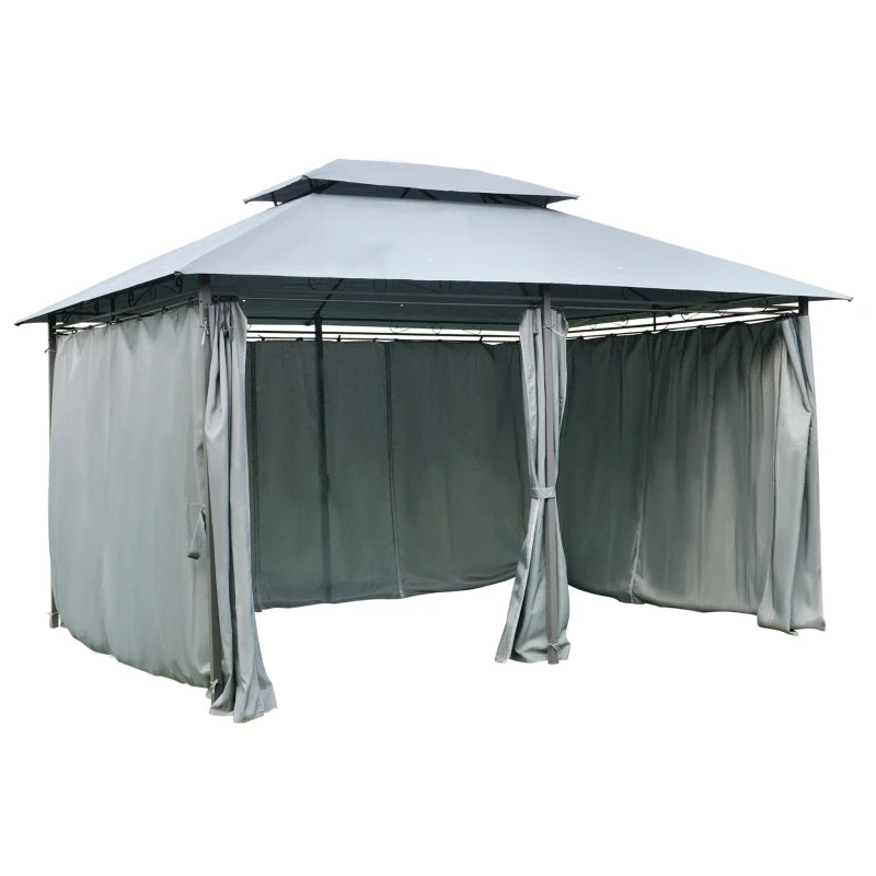 10' x 13'  Steel Gazebo With Vented Soft Top