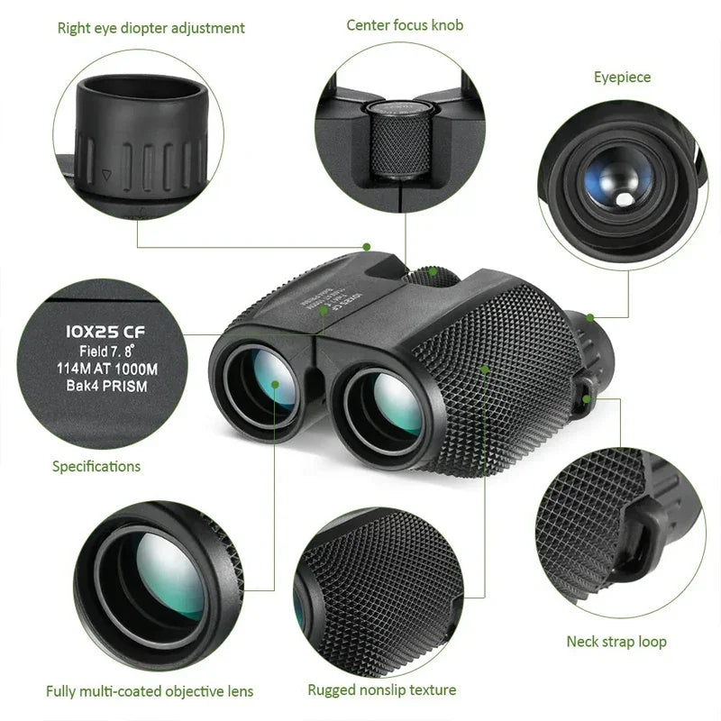 Professional Binoculars 10x25