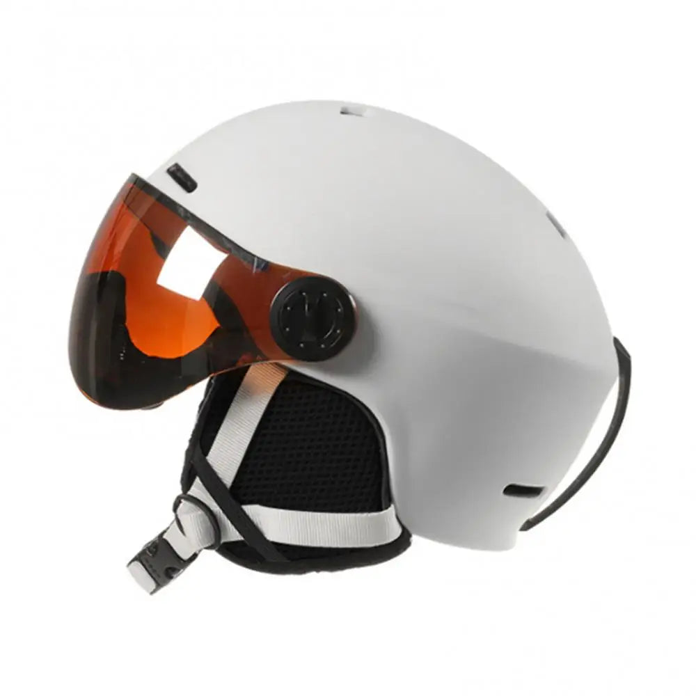 Professional Skiing Helmet With Goggles Visor