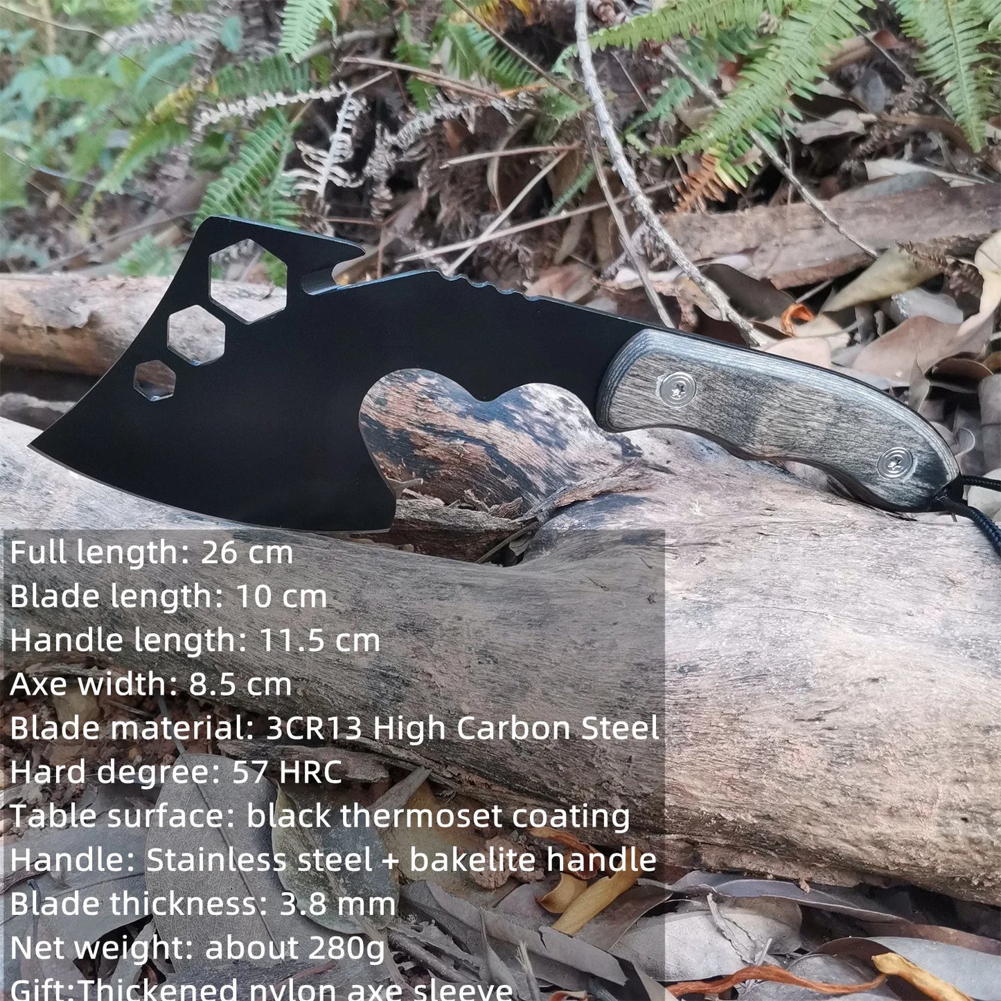 Camping Hatchet with Nylon Sheath