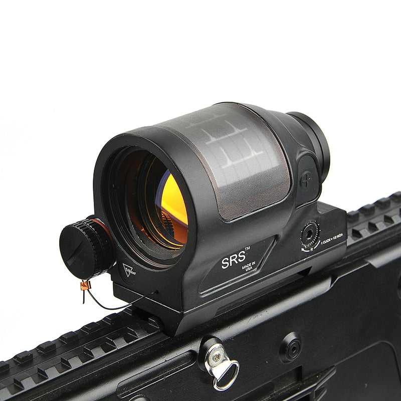 SRS Solar Power Red Dot Sight Scope - lakescouleeoutdoors