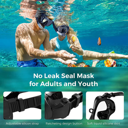 Wet Go-pro Mount Diving Mask