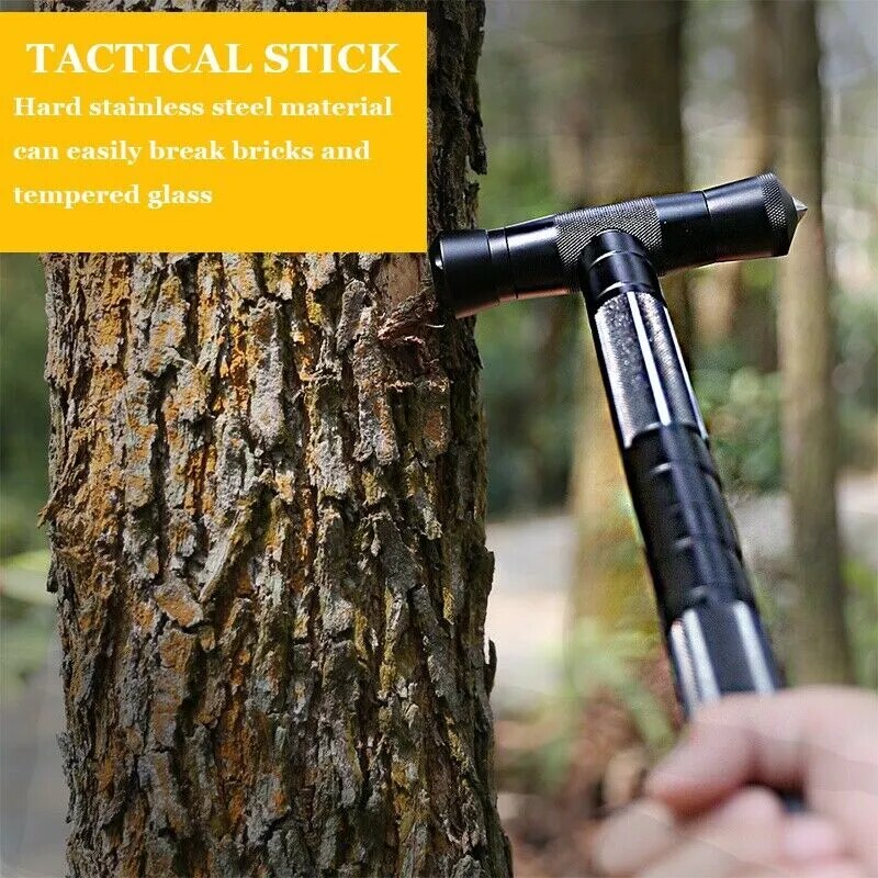 Tactical Multi Tool Kit Hiking Stick