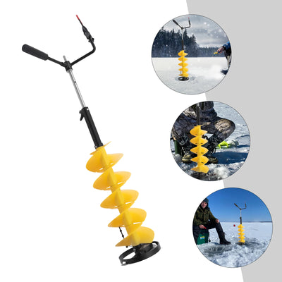 Ice Drill Auger with Universal Drill Adapter