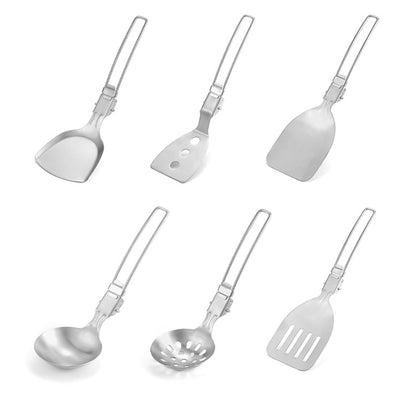 Folding Cooking Utensils for Outdoor Camping - lakescouleeoutdoors